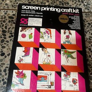 Screen printing kit- fun for the whole family!